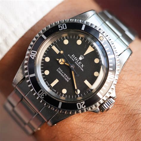 rolex sub 66 5513 meter first dial